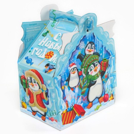 New Year's Gift Box Visiting Mishka 19.3 (233) x 18 x 13 cm-3