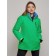 Ski jacket women's winter, size 50, green color