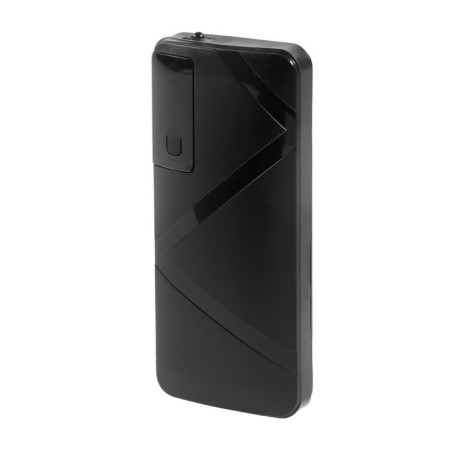 External battery Luazon PB-05, 6000 mAh, 3 USB, 2 A, display, flashlight, black-1