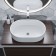 Bath shell Patch Uperwood Aura, 60 cm, oval, white
