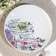 Porcelain plate "Provence", d = 17.5 cm, white, mix