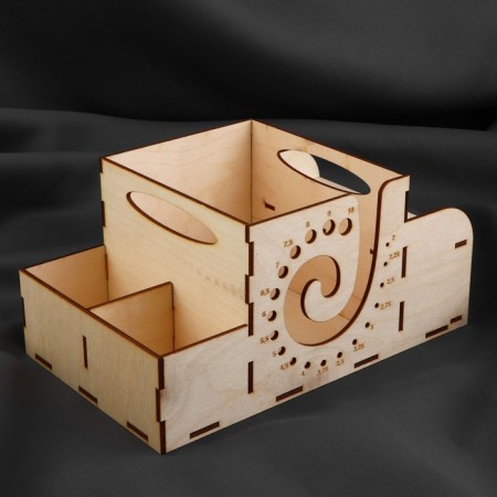Glumener-organizer, 25 × 15 × 12 cm, beige color-1