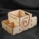 Glumener-organizer, 25 × 15 × 12 cm, beige color