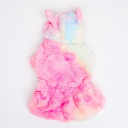 Bunny jacket with a hood, size XS (DS 20, Osh 12.5 cm, og 30cm), pastel-9
