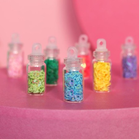 Set of sequins for Winter Mood nail decor, 12 colors-3