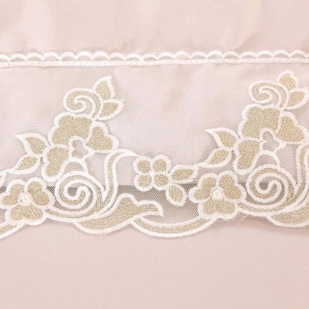 A set with a blanket "Tiara", size 160x220 cm, 160x240 cm, 50x70 cm, color tea rose-2