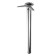 Support with side mount, 60x820 mm color chromium