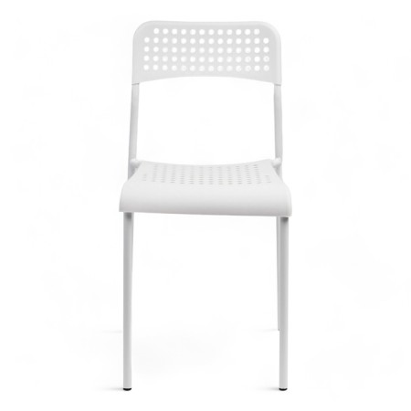 The mesh stool is white-2