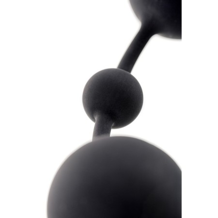 Anal chain Toyfa A-Toys Coron, silicone, black color, 35.9cm-7