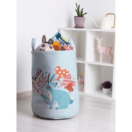 Toy basket "With love, size 35x50 cm