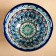 Rishtan ceramics "Patterns", 18 cm, large, blue