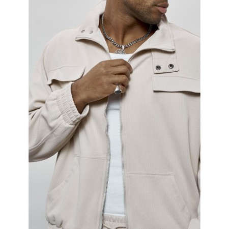 Sports suit men's, size 48, beige color-11