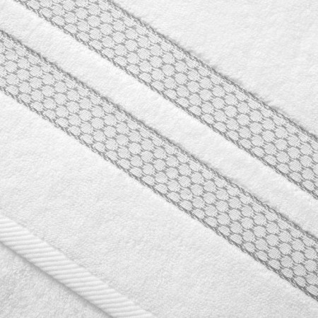 Verossa Reticolo towel, 450 gr, size 70x130 cm, white color-2
