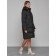 Coat insulated winter female, size 42, black color