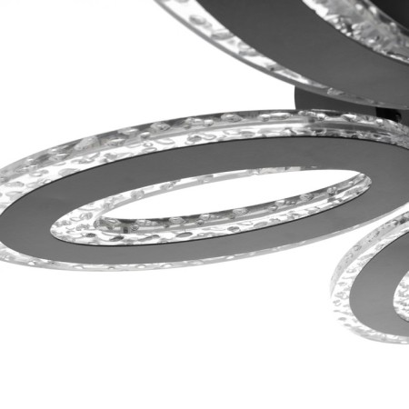 Causteen with PDU 1095/5bk LED 190W Dimmer Black 62x62x10 cm Bayerlux-5