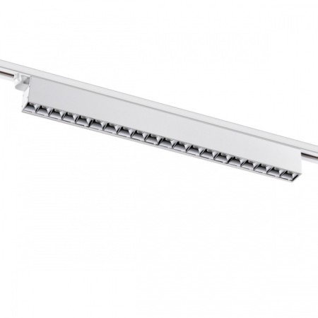 Snow -shaped single -phase three -core LED Novotech. Iter, 30W, LED, 66x580x36 mm, white color