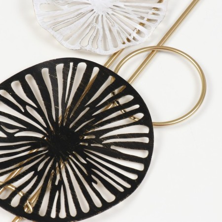 Panel Interior Metal "Circles. Abstraction" 49.5x20.5 cm-1