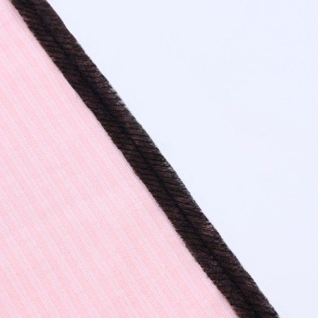 Bloss ribbon with a stitch, 10 mm × 50 m, black color-1
