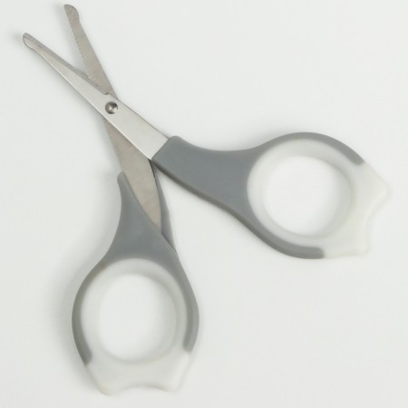 Scissors manicure children's safe, gray color-1