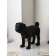 Figure "Pops", Polystone, 48 cm, black matte color