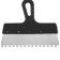 Sparta 85143 spatula, 8x8 mm tooth, stainless steel, plastic handle, 250 mm