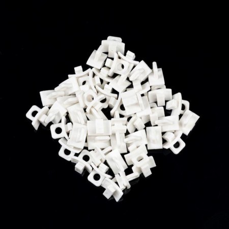 A plug on the cornice, 15x15x10 mm, plastic, white color-5