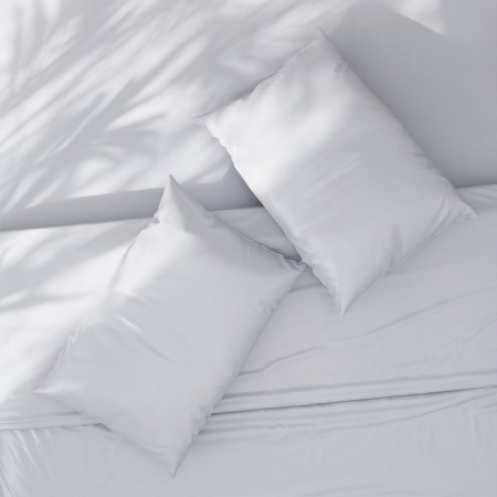 Pillowcase 220s Ethel 50*70 cm, central-gray, satin, 100% cotton