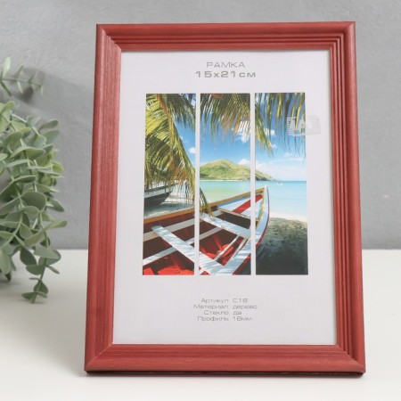 Photo frame tree "Image Art" C18 15x21 cm, (glass), red tree