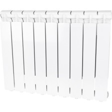 Aluminum radiator Stout Bravo, 500 x 80 mm, 9 sections, side connection