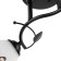Chandelier "Arya" 2he27 40W black 47x26 cm