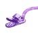 Holder for the nipple - dummies on the chain -chain, color mix
