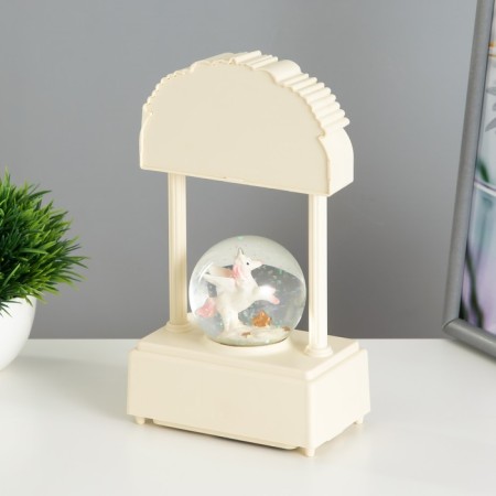 Night -night musical "Snow Shar" 5XLED from batteries 3AAA beige 6.5x11x21cm Risalux-2