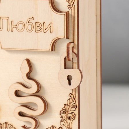 New Year's piggy bank “Snake. Love” 13.5x9x4.5 cm-2