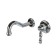 Bronze de Luxe Tiffany 1920cr shell mixer, built -in, pour 212 mm, chrome