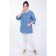 Female blouse, size 52, blue color