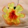 Artificial flowers "Crisp" D-11 cm H-27 cm, yellow