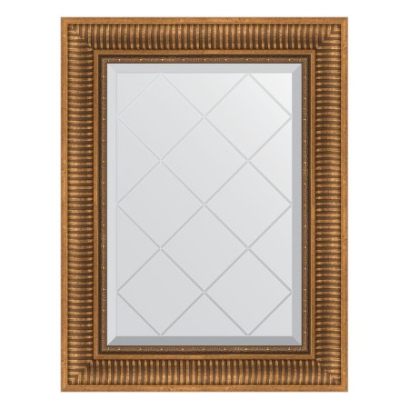 Mirror with engraving in the baguette frame, a bronze aquate 93 mm, 57x75 cm