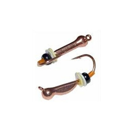 Mormyshka tungsten "Osa" with an ear equipped with sequins and Cambrick, weight 0.3 g, 025/c