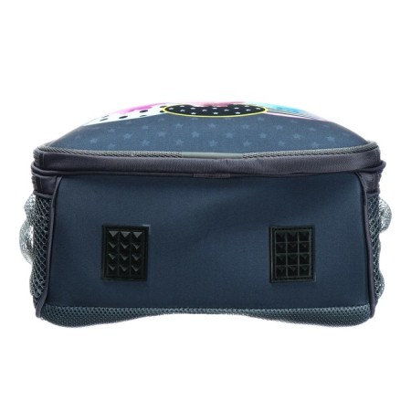 School backpack 38 x 30 x 16 cm, ergonomic back, Stavia "Fluffy", gray-6