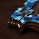 Wooden souvenir "Rezin -shooting, blue camouflage" + 4 elastic bands