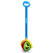 Qatalka with a “ball” handle, green-red color