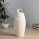VAZA Ceramics Table "Wilston" D-5 cm, 22x9.5 cm, beige