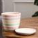 Flower Pot "Ribbon" White Crocus No. 1 0.7 L