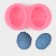 Mold "Easter Egg", silicone, 10.4 × 5.5 cm, color mix