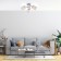 Ceiling light ESCADA, 1106/3PL. 3x40W, E27, 500x500x230 mm, chromium color