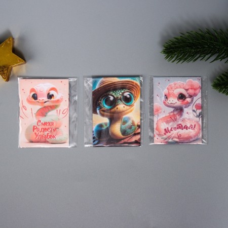 A set of postcards with seeds "grow itself" "wealth" 5*7cm 3 pcs-5