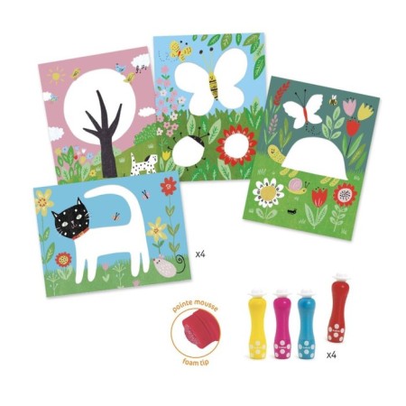 Djeco coloring set "Friends"-1