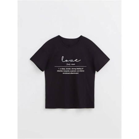 Футболка для девочек Conte Elegant , рост 128-134 см, цвет black