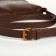 Women's bag on the Textura valve, medium size, brown color