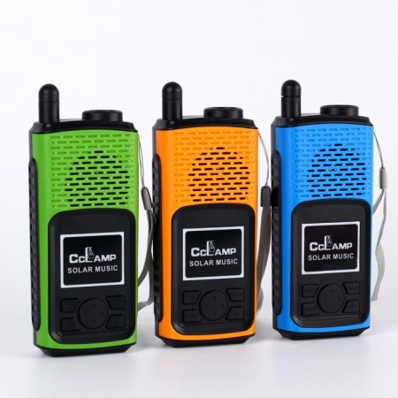 Battery Light, 1500 mAh, radio, column, USB-boiling, with a solar battery, mix